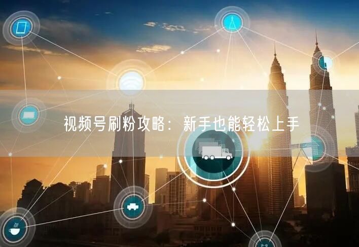 视频号刷粉攻略：新手也能轻松上手