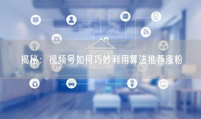 揭秘：视频号如何巧妙利用算法推荐涨粉