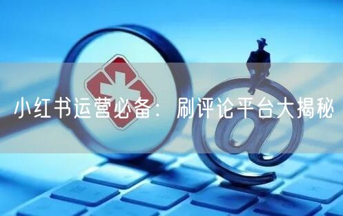 小红书运营必备：刷评论平台大揭秘